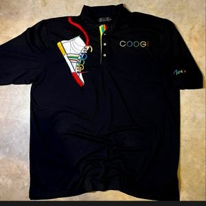 "Authentic".."COOGI"."Long Sleeves".. "Polo.".."Shirt"..